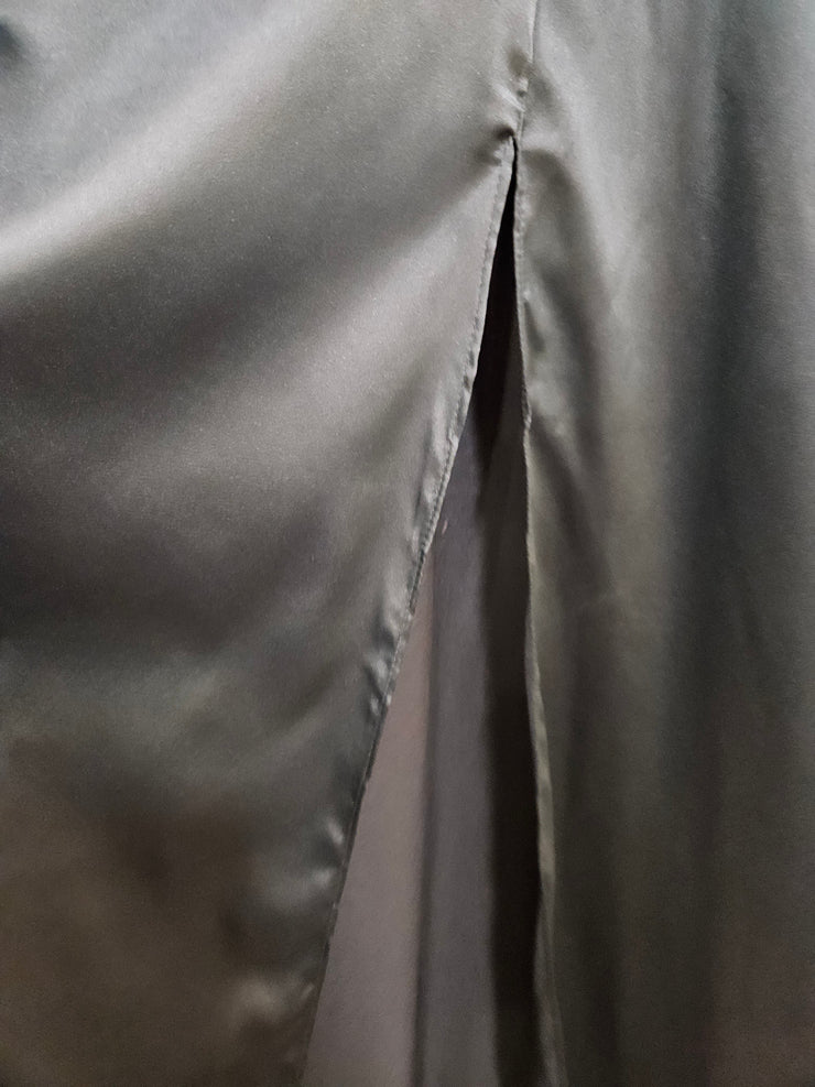 GREEN LONG EVENING GOWN