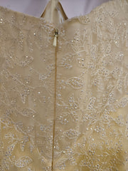 YELLOW/LACE MERMAID GOWN