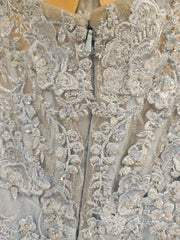 BLUE/FLORAL MERMAID GOWN