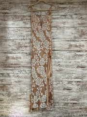 GOLD SPARKLY LONG DRESS