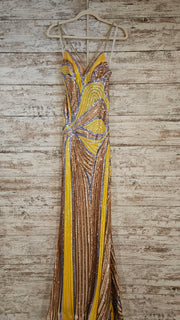 YELLOW/GOLD LONG DRESS (NEW)