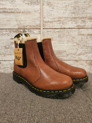 BROWN FAUX FUR BOOTS-NEW $180