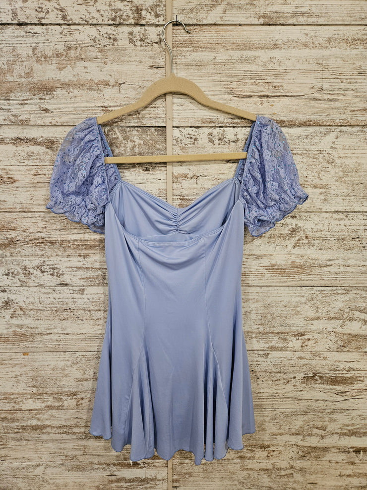 BLUE SHORT DRESS