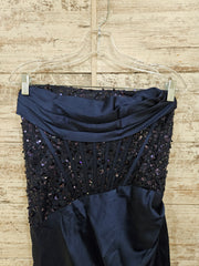 NAVY SHORT DRESS (NEW)