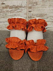 ORANGE HEELS (NEW) $89