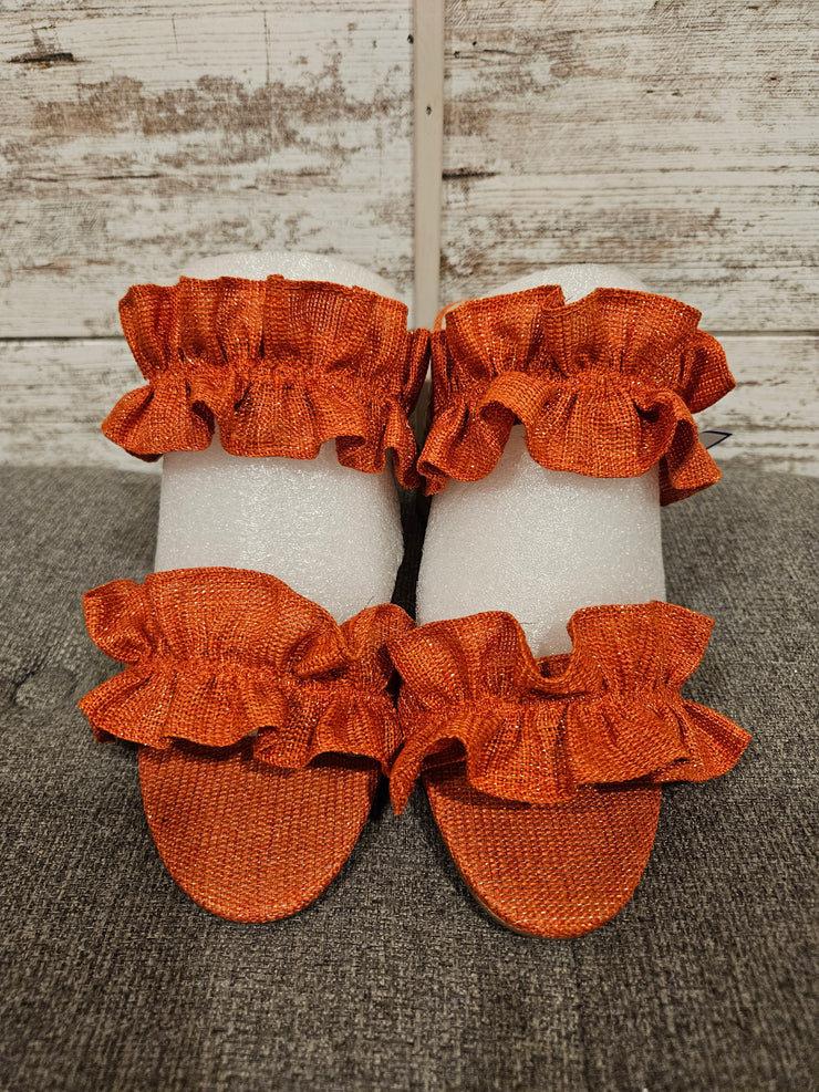 ORANGE HEELS (NEW) $89
