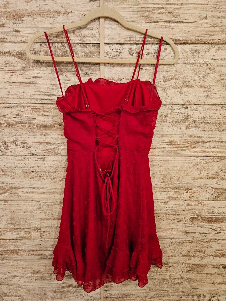 RED SHORT DRESS