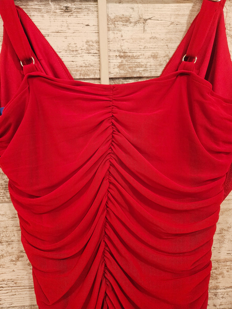 RED SHORT DRESS
