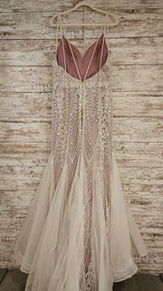 IVORY/LAVENDER GOWN (NEW)