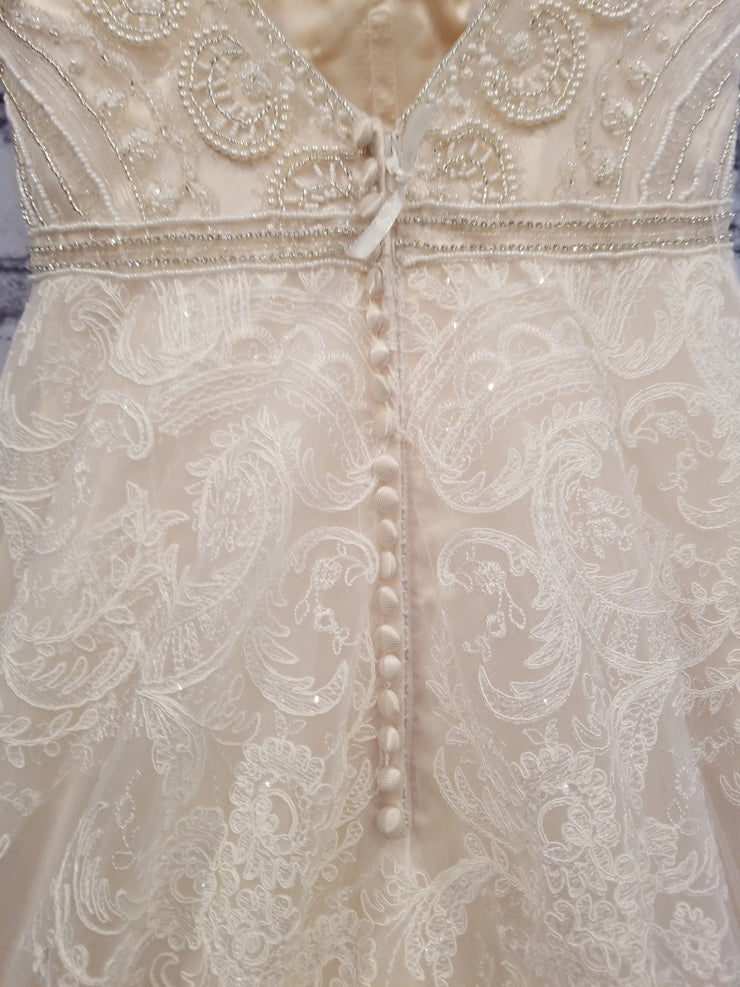 IVORY WEDDING GOWN (NEW) $1400