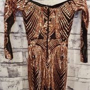 BLACK/GOLD MERMAID GOWN (NEW)