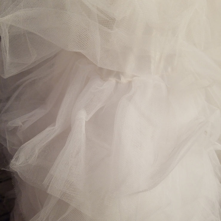 WHITE AND GOLD MERMAID DRESS