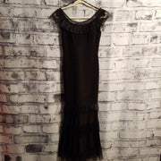 BLACK LONG EVENING GOWN $598