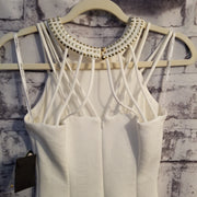 WHITE SHORT DRESS (NEW) - $118