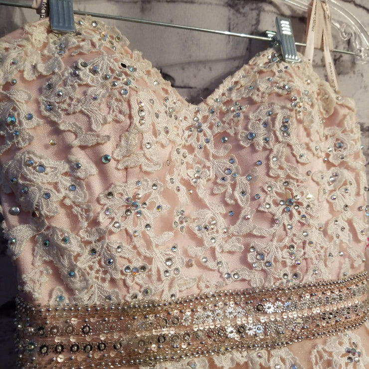 BLUSH/IVORY PRINCESS GOWN