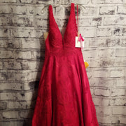 RED A LINE GOWN - (NEW)