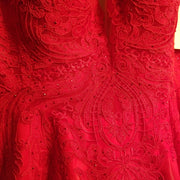 RED A LINE GOWN - (NEW)