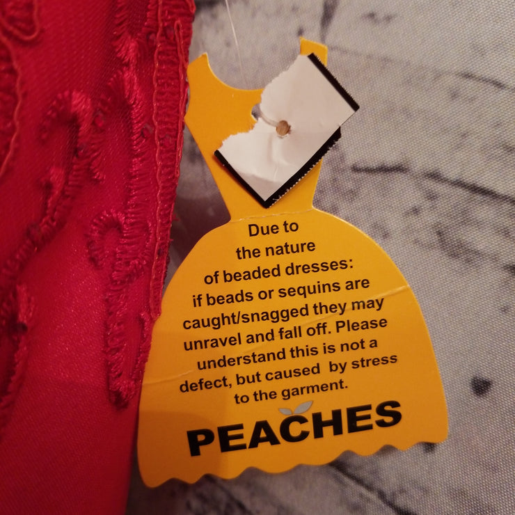 RED A LINE GOWN - (NEW)