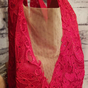 RED A LINE GOWN - (NEW)