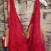 RED A LINE GOWN - (NEW)