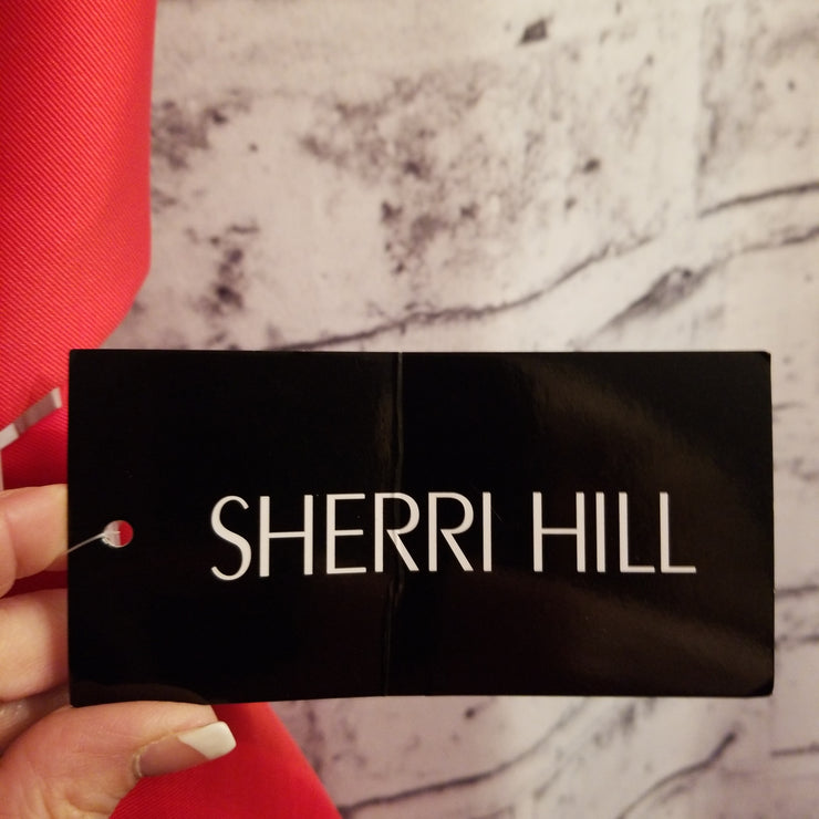 RED ALINE 3D FLOWERS GOWN -NEW