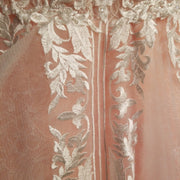 PEACH/IVORY A LINE GOWN (NEW)