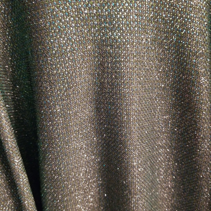 GREEN SPARKLY A LINE GOWN- NEW