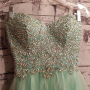 GREEN PRINCESS GOWN