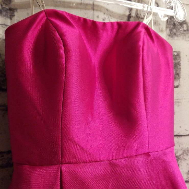 PINK A LINE GOWN W/ POCKETS