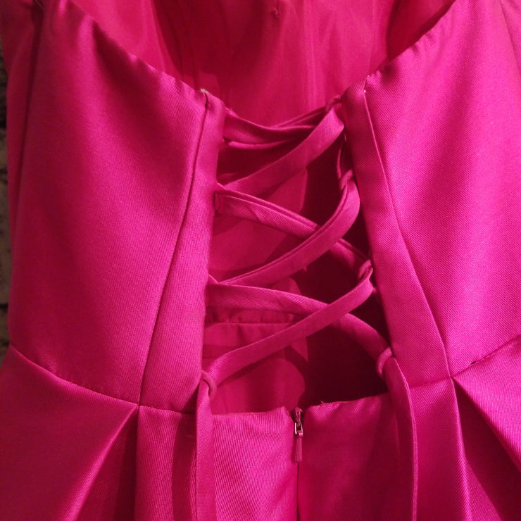 PINK A LINE GOWN W/ POCKETS