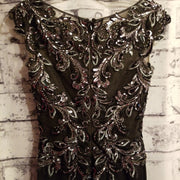 BLACK LONG EVENING GOWN