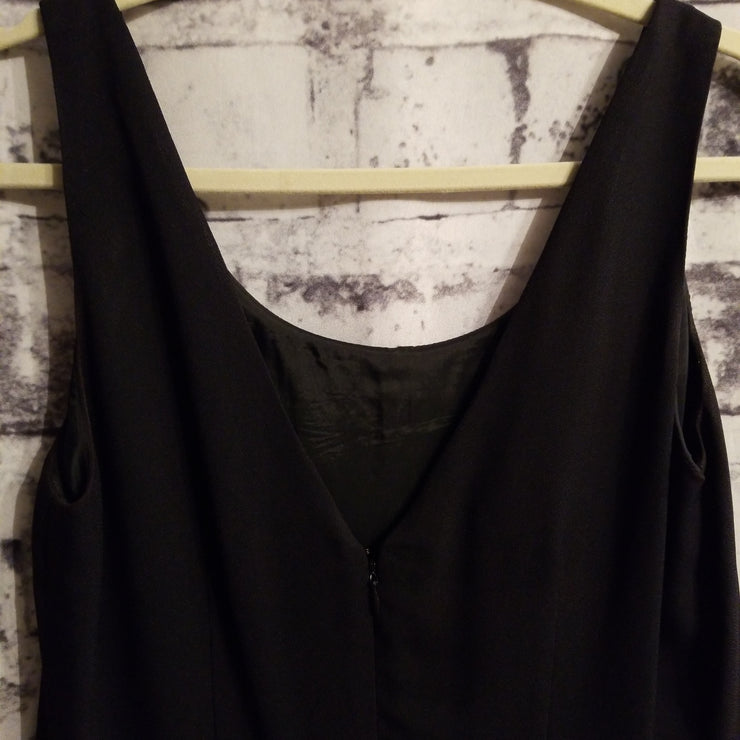 BLACK SHORT DRESS W/FUN BOTTOM