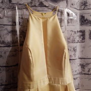 YELLOW A LINE GOWN