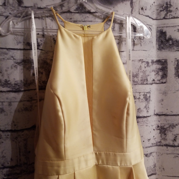 YELLOW A LINE GOWN