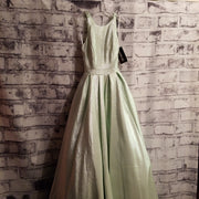 GREEN A LINE GOWN (NEW)