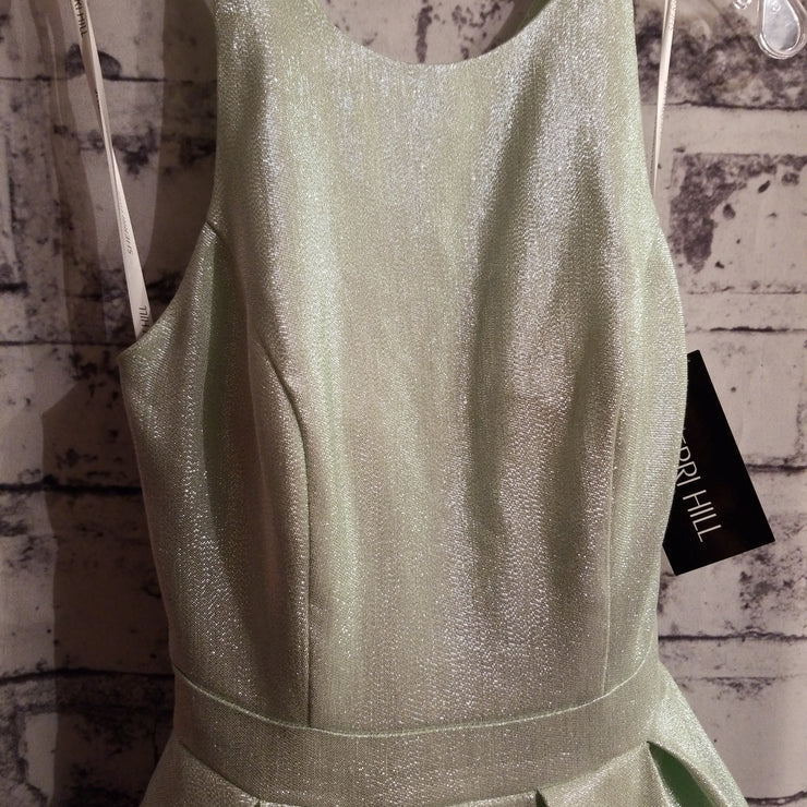 GREEN A LINE GOWN (NEW)
