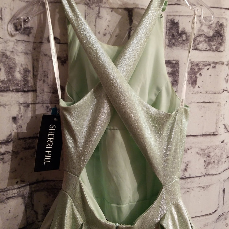 GREEN A LINE GOWN (NEW)