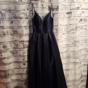 NAVY A LINE GOWN (NEW)