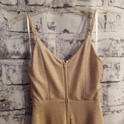 GOLD A LINE GOWN (NEW)