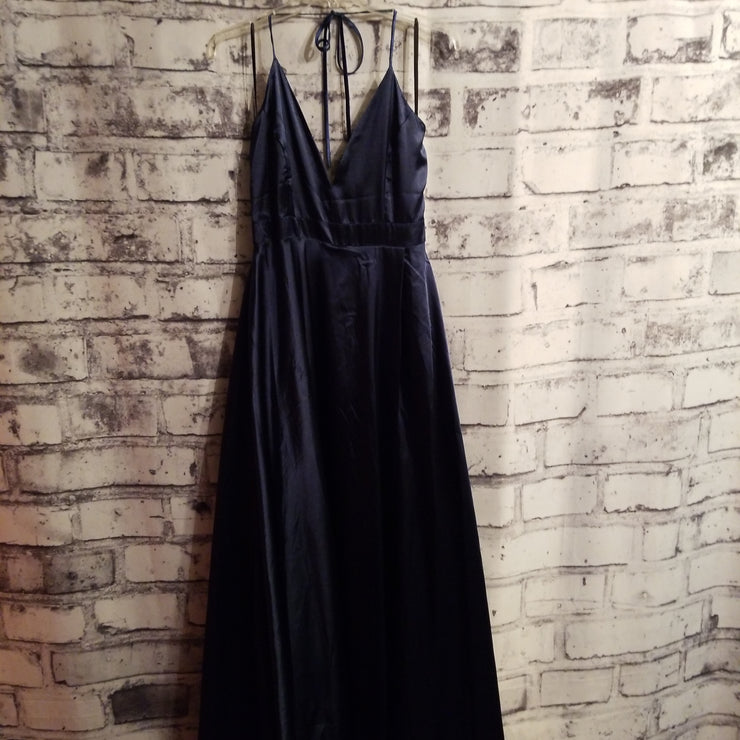 NAVY A LINE GOWN (NEW)