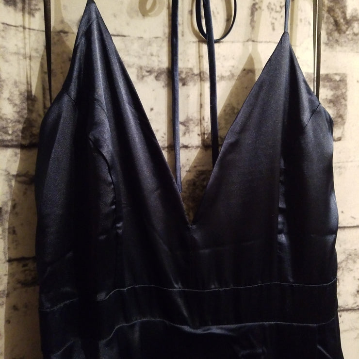 NAVY A LINE GOWN (NEW)