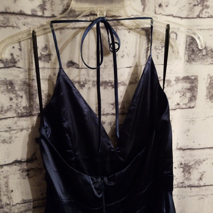 NAVY A LINE GOWN (NEW)