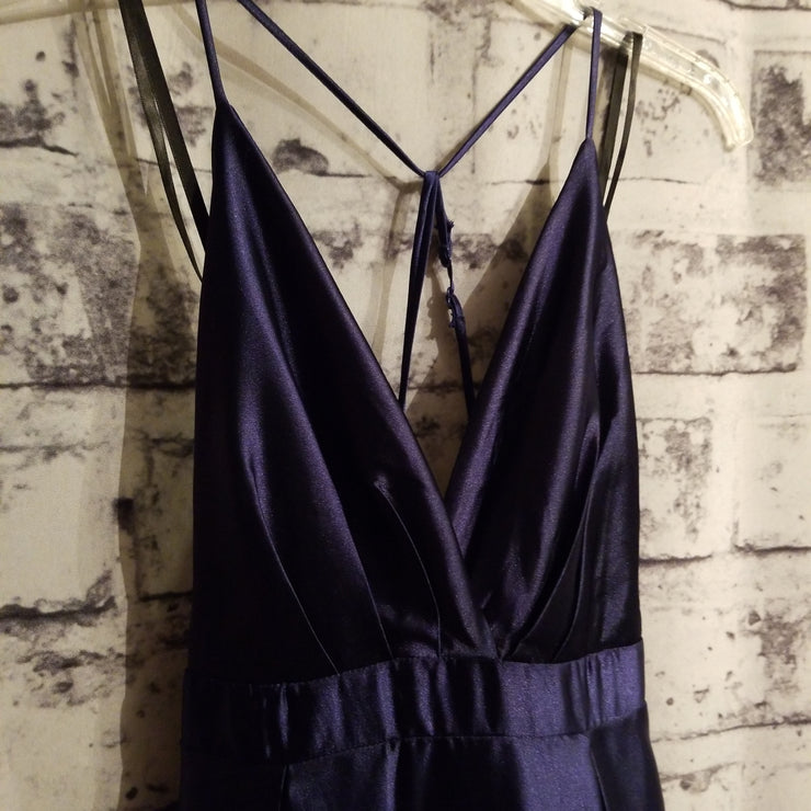 NAVY A LINE GOWN (NEW)
