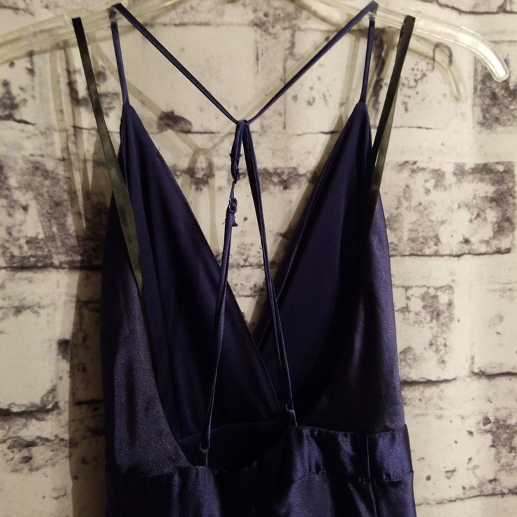 NAVY A LINE GOWN (NEW)