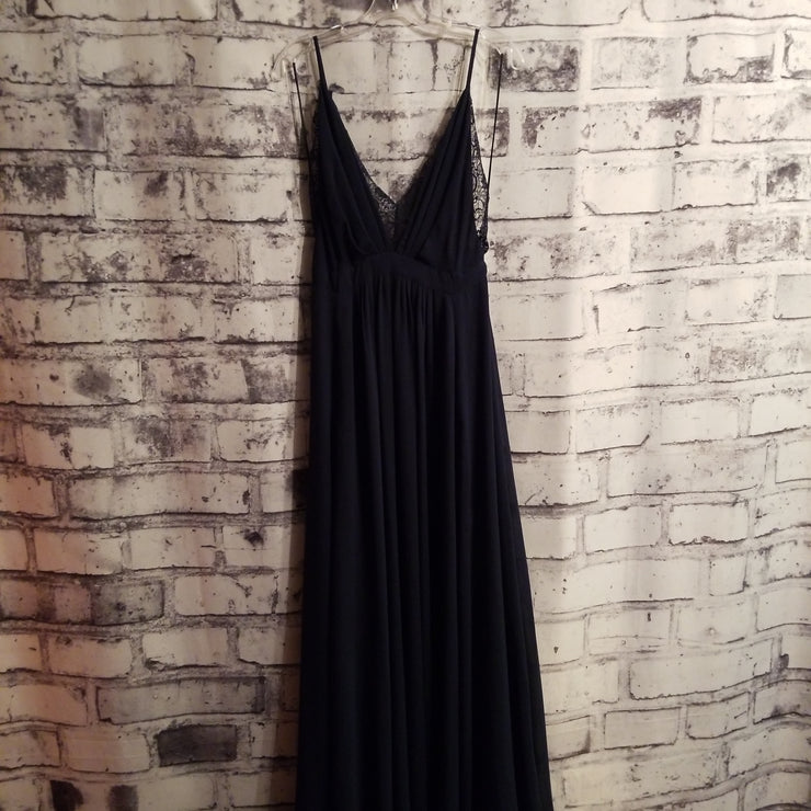 NAVY LONG EVENING GOWN (NEW)