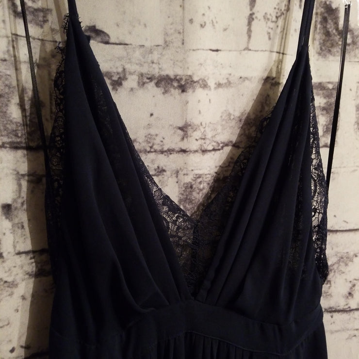 NAVY LONG EVENING GOWN (NEW)