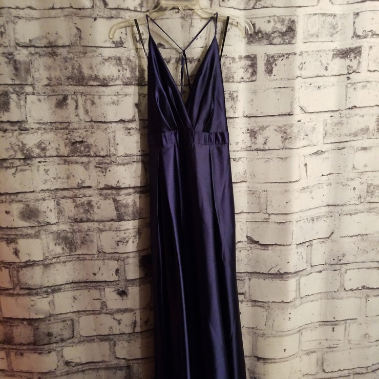 NAVY A LINE GOWN (NEW)