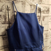 ROYAL BLUE A LINE GOWN (NEW)