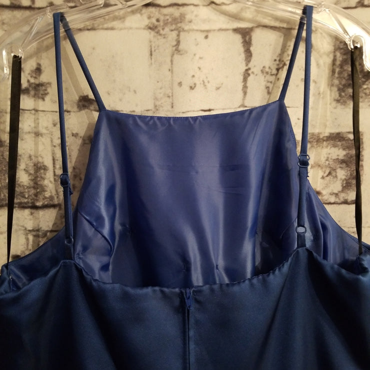 ROYAL BLUE A LINE GOWN (NEW)