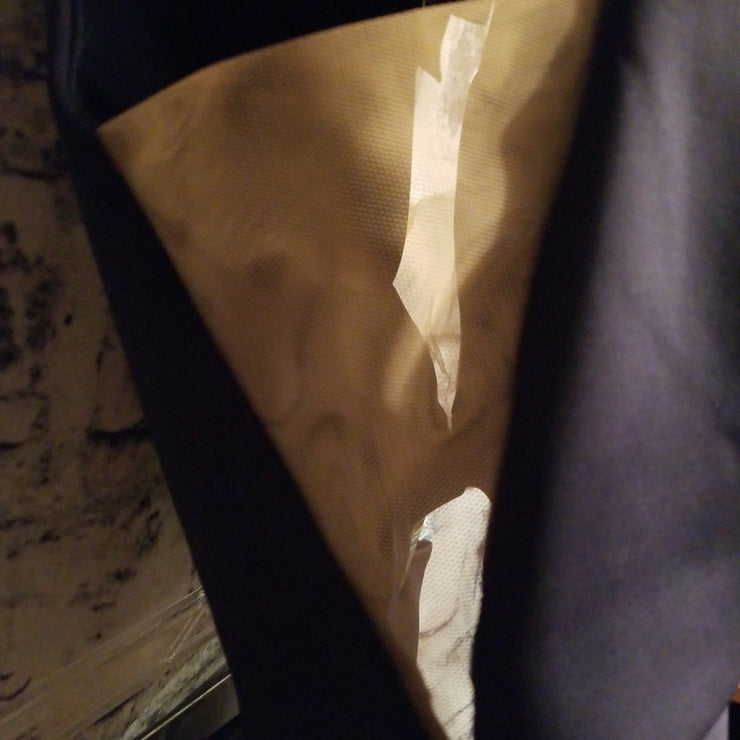 NAVY 2 PC. LONG GOWN SET